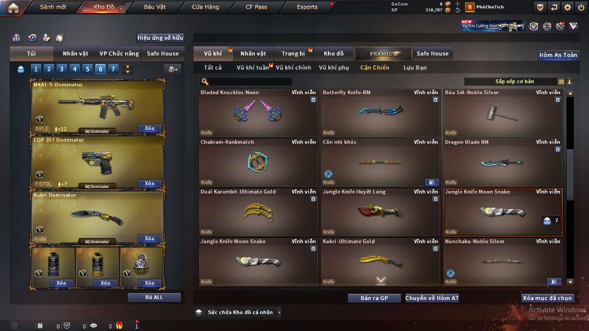shop acc cf uy tin gia re